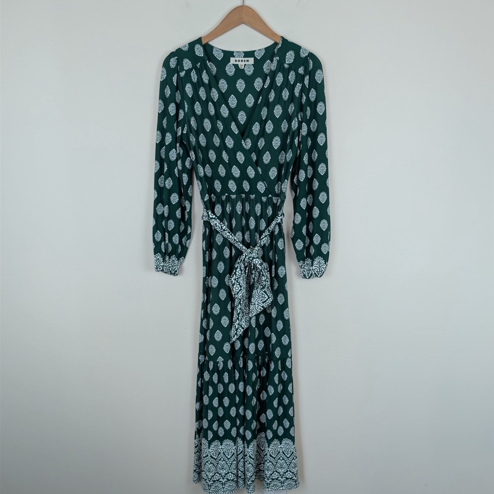 Boden Ophelia Wrap Midi Jersey Dress - Picture 2 of 10